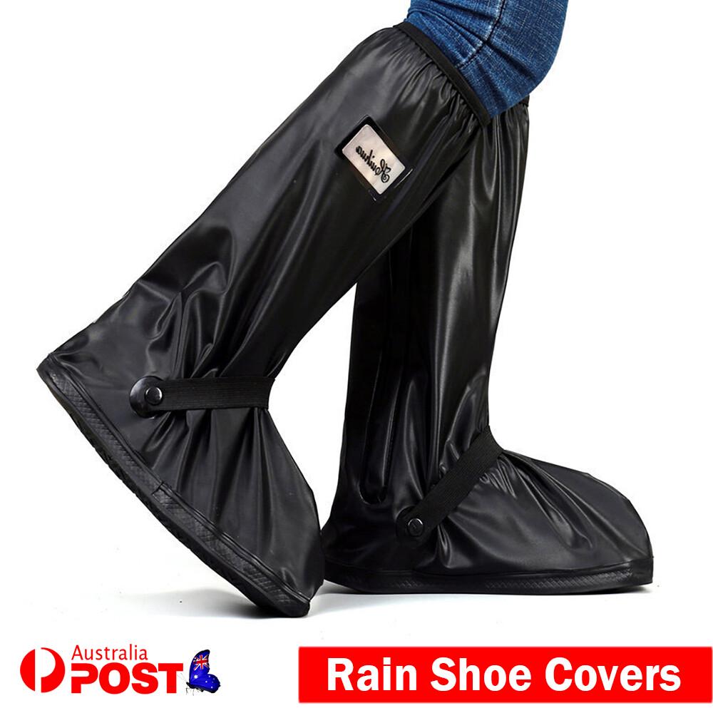 Rain Shoe Covers Reusable Waterproof Overshoes Gear Shoes Anti-slip Boot AU