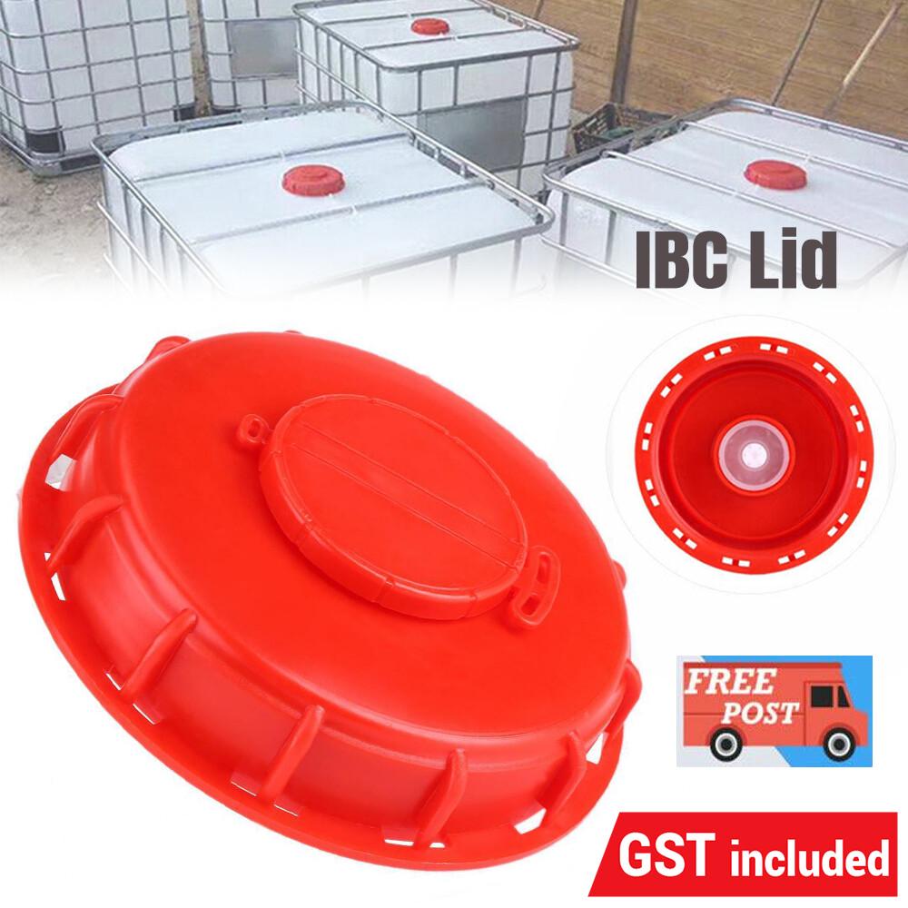 Red IBC Lid Water Liquid Storage IBC Tank Fitting Plastic Cover Cap Adaptor