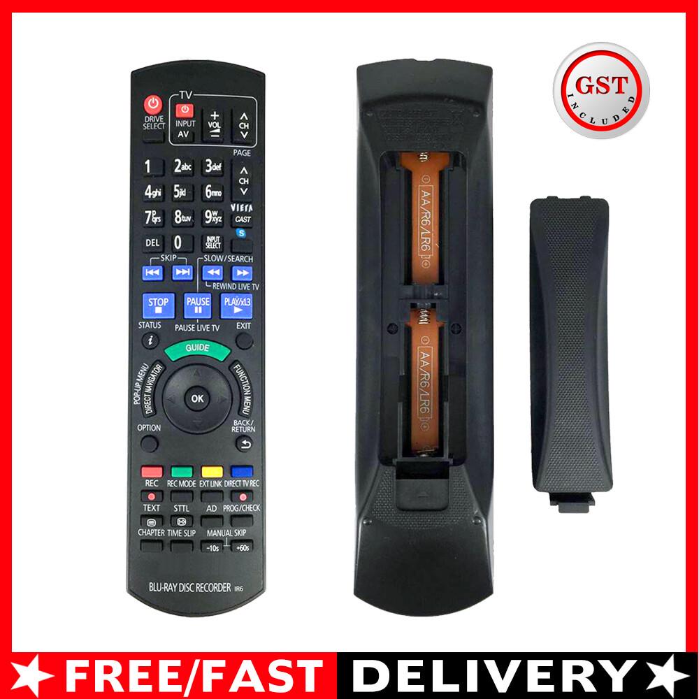 Remote Control For Panasonic DMR-PWT520 DMR-BCT820 Blu-ray DVD HDD Recorder AU
