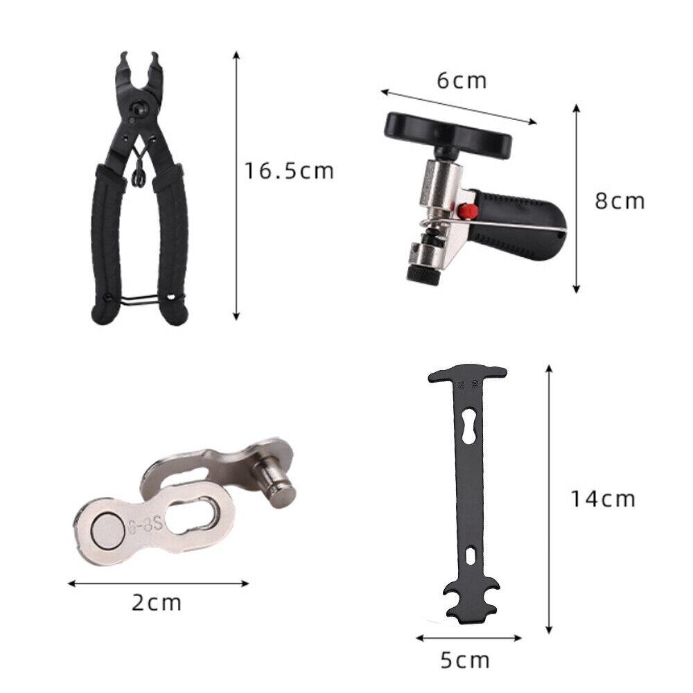 Remover Set Bicycle Chain Repair Tool Kit Cycling Chain Breaker Splitter Cutter - Image 2