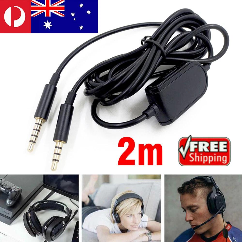 Replacement 3.5mm Gaming Headset Stereo Audio Cable For Astro A10 A40 A30 A50
