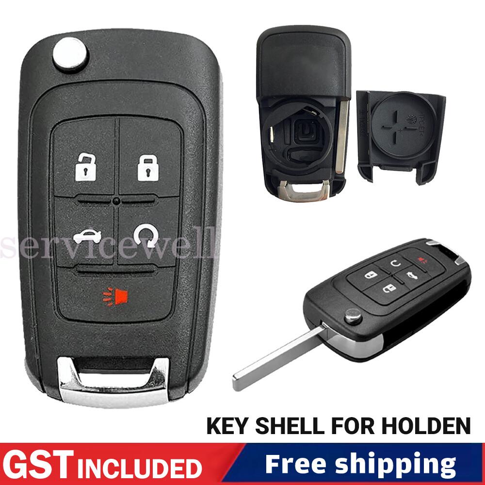 Replacement Shell Case For HOLDEN COMMODORE VF 5 Button Remote Flip Key Blank
