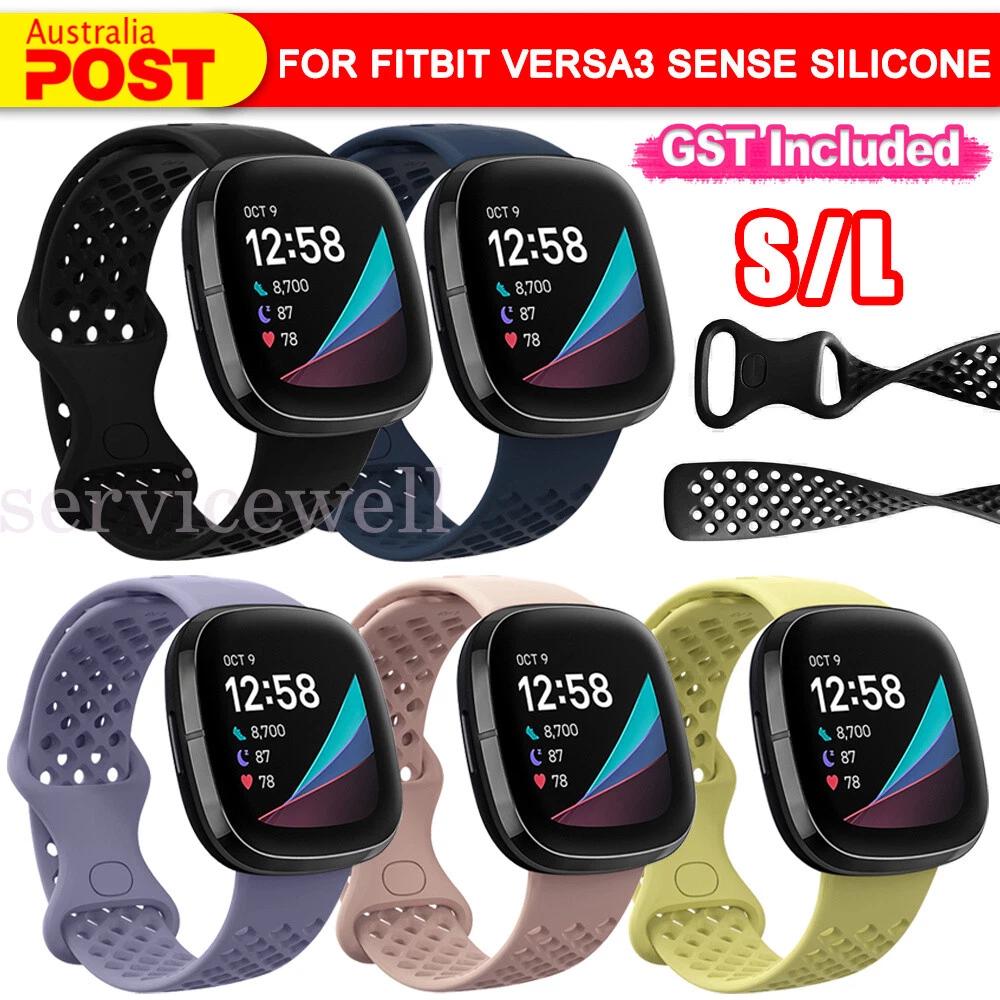 Replacement Watch Wristband Silicone Strap For Fitbit Versa 3 Sense