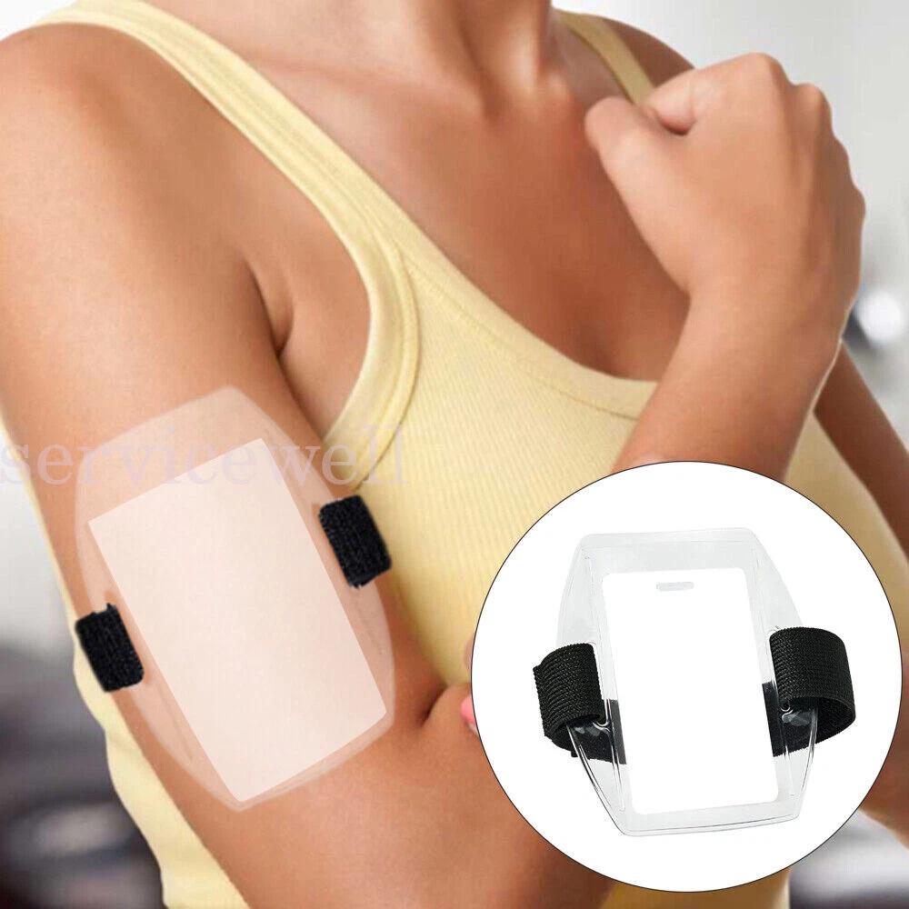 Retractable vertical Arm Band clear Security ID Badge card photo holder doorman - Image 2