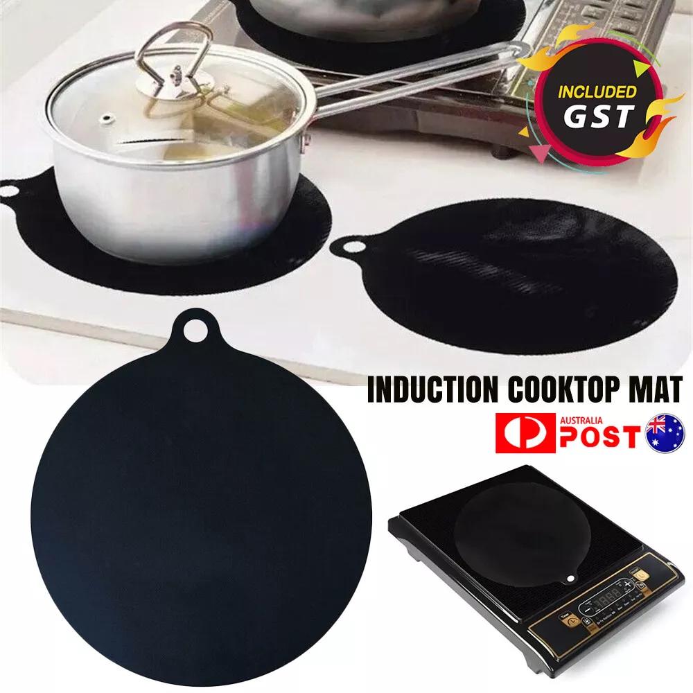 Reusable Induction Cooktop Mat Protector Silicone Heat Insulation Pad Nonslip AU