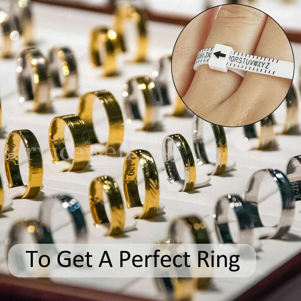 Ring Measurer Sizer Size Tool Check Size Gauge Measurement Sizes UK/AU A to Z - Image 3
