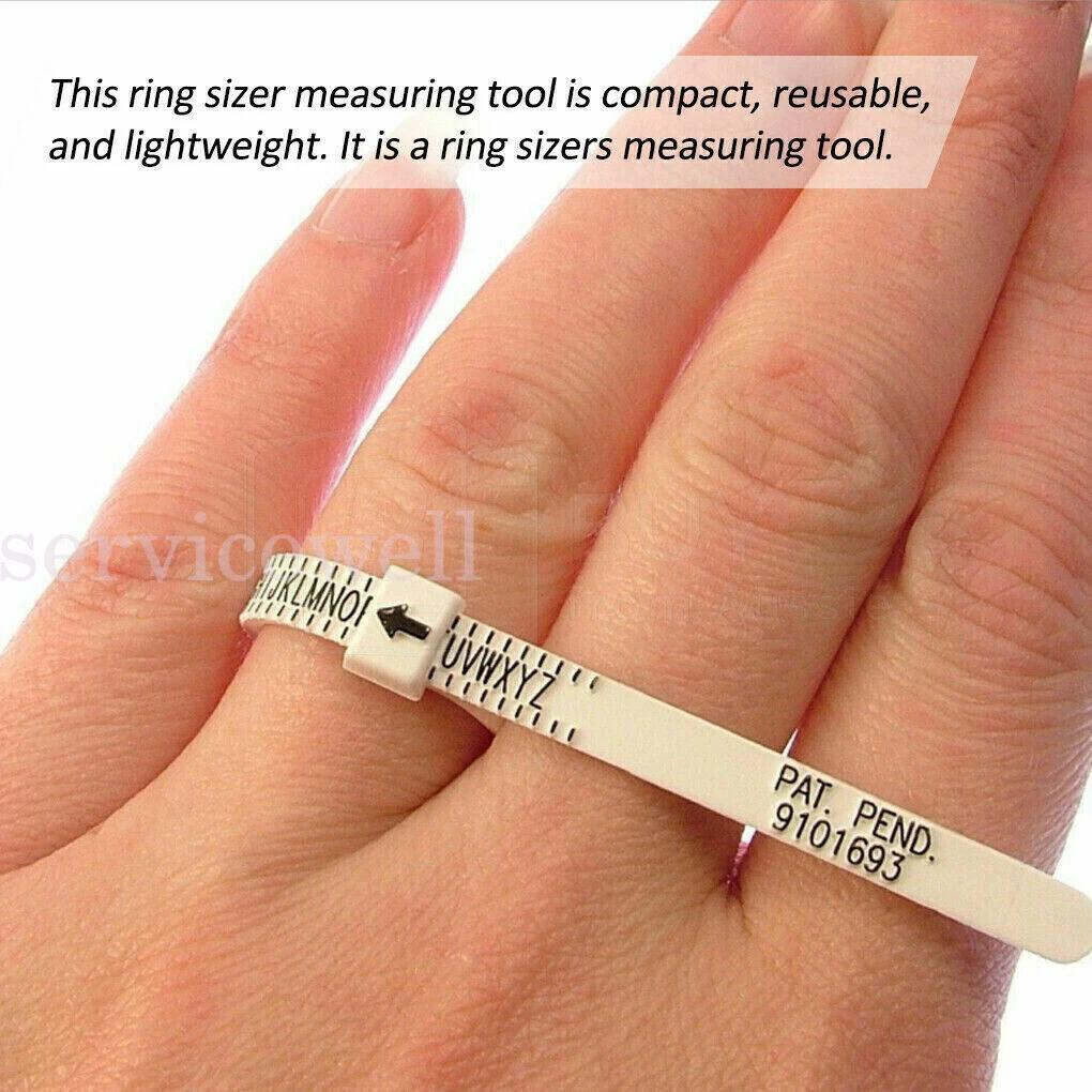 Ring Measurer Sizer Size Tool Check Size Gauge Measurement Sizes UK/AU A to Z - Image 2