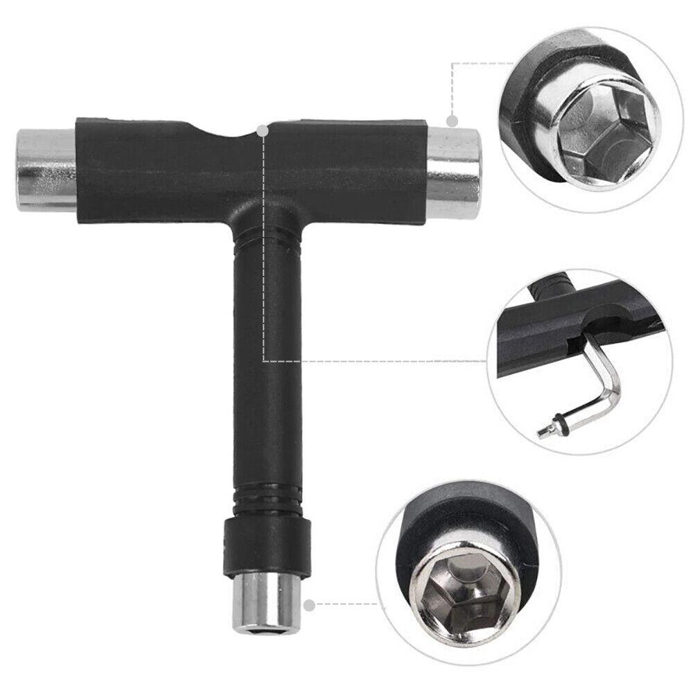 Roller Skate T-Type Longboard Screwdriver Spanner Tool Mini Skateboard Wrench AU - Image 5