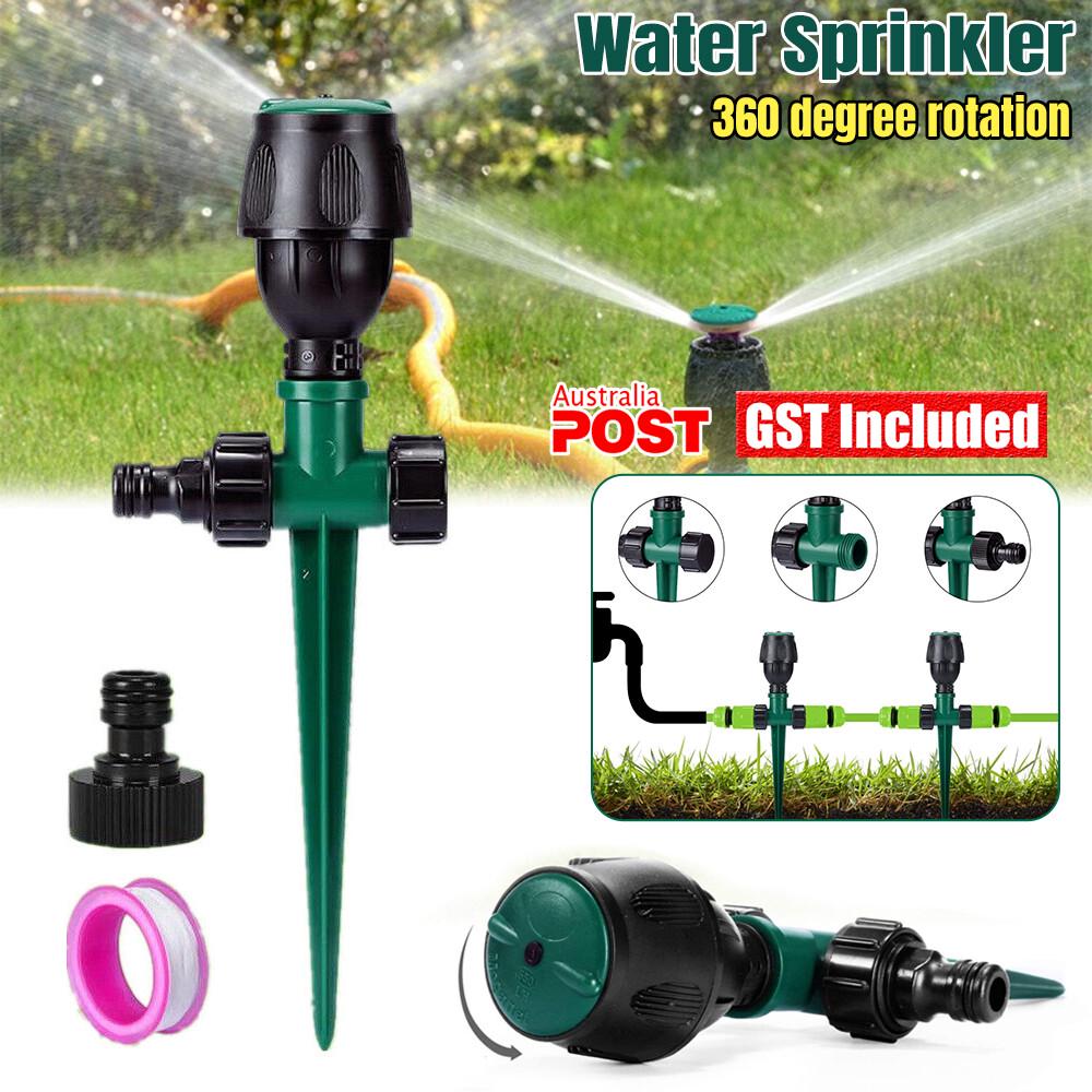 Rotating Adjustable Garden 360 Degree Water Sprinkler Grass Irrigation Sprayer