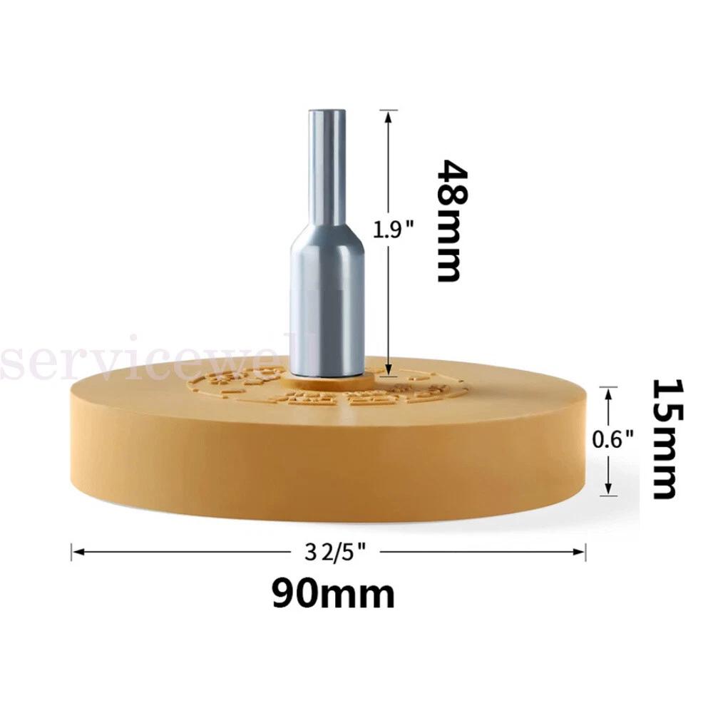 Rubber Decal Adhesive Sticker Eraser Wheel Car Decal Remover Graphic Remover - Image 3