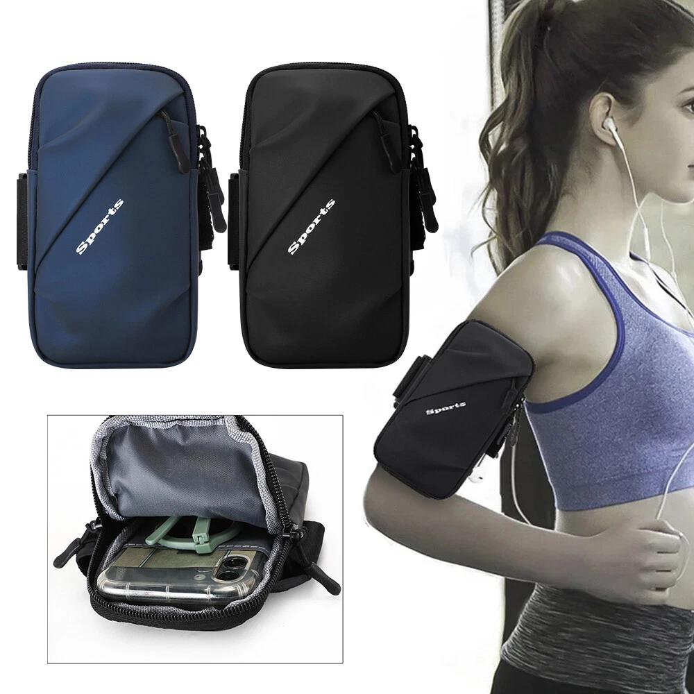 Running Armband Outdoor Phone Holder Bag Sports Gym Jogging Arm Band Wrist Pouch - Image 2