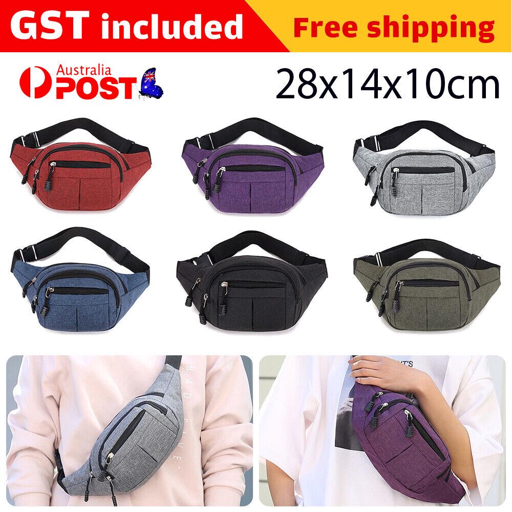Running Sport Bum Bag Fanny Pack Travel Waist Money Belt Zip Hiking Pouch Wallet