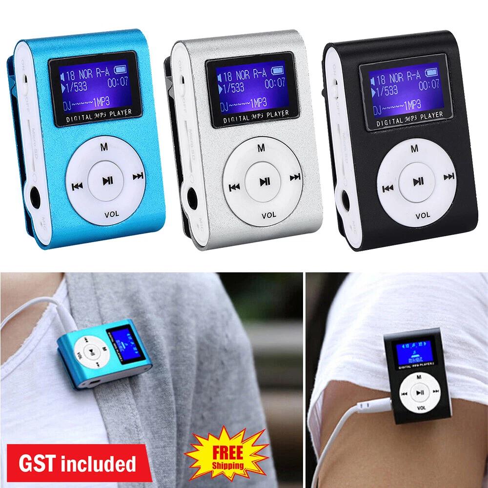 Running Sport Mini MP3 USB Clip MP3 Player LCD Screen Support Micro SD TF Card