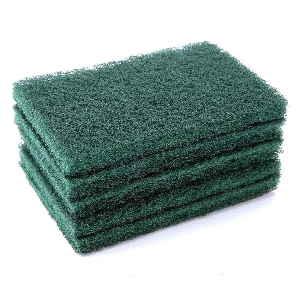 Scouring pads, abrasive cleaning cloths, household scrubbing pads 10 pieces - Image 6