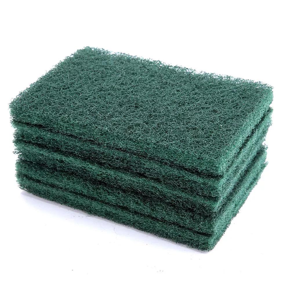 Scouring pads, abrasive cleaning cloths, household scrubbing pads 10 pieces - Image 3