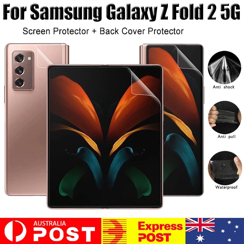 Screen Protector For Samsung Galaxy Z Fold 5 4 3 5G HYDROGEL AQUA Crystal Cover