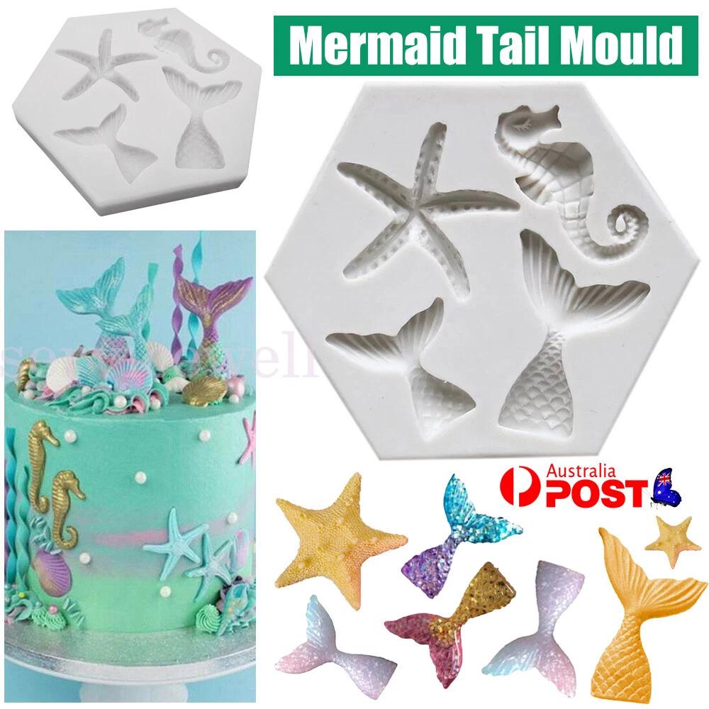 Sea Horse Shell Silicone Fondant Cake Sugarcraft Mould Chocolate Baking Mold DIY