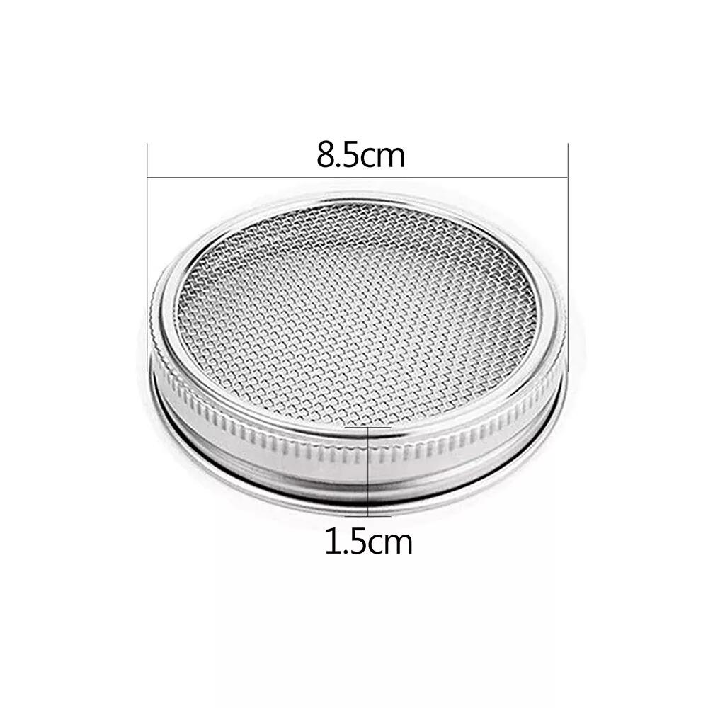 Seed Sprouting Lids Tools Strainer Screen Kits for Wide Mouth Mason Canning Jar - Image 2