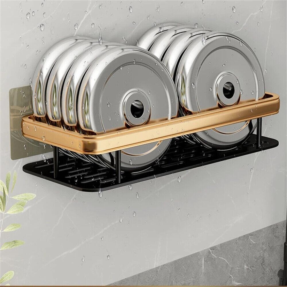 Self Adhesive Shower Shelf Bathroom Shower Caddy Rack Storage Organiser Luxury - Image 7