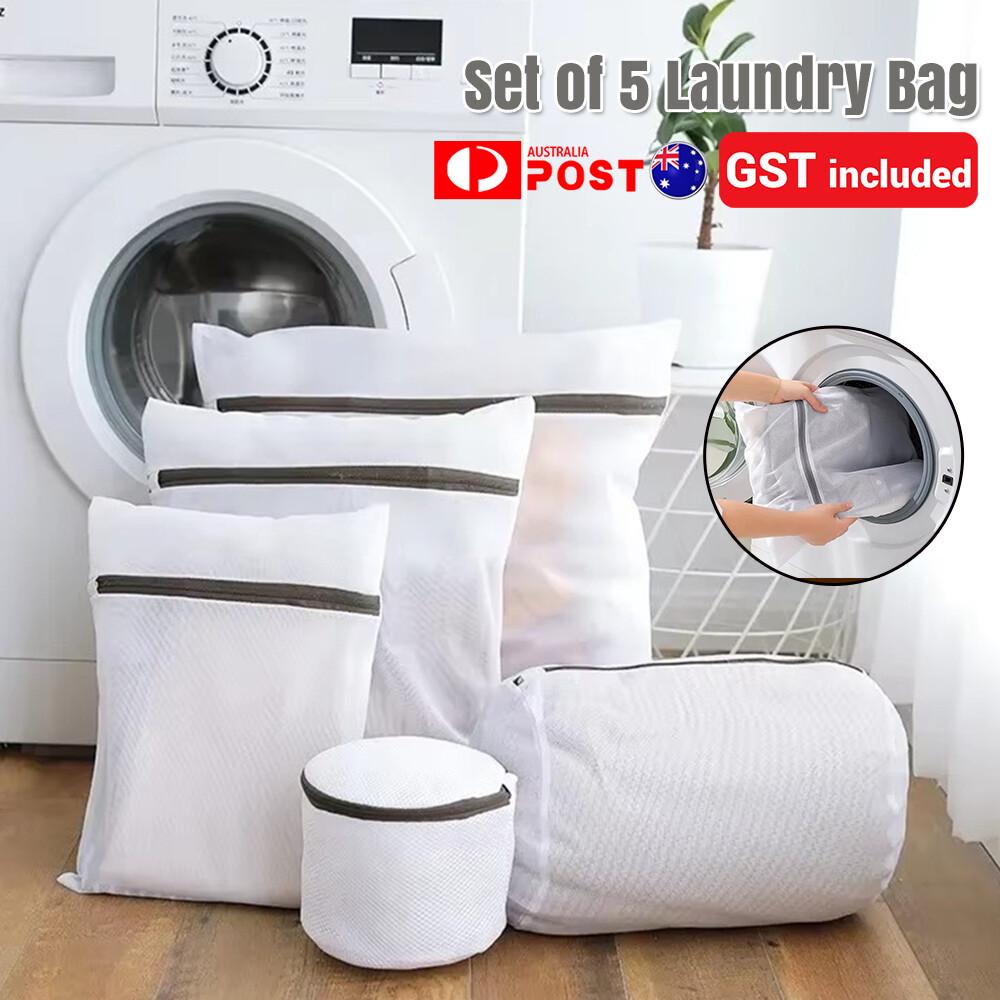 Set Of 5 Mesh Washing Bag Pack Laundry Bags Lingerie Delicate clothes Wash Bags