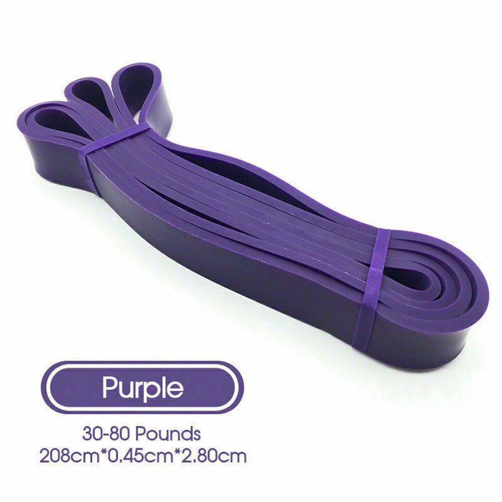 Set of 5 Heavy Duty Resistance Band Loop Power Gym Fitness Exercise Yoga Workout - Image 3