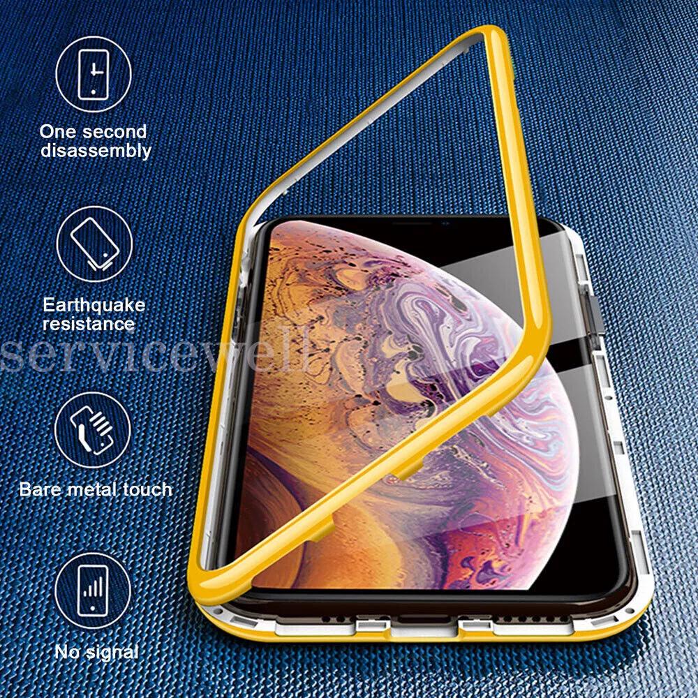 Shockproof 360 Degree Case For iPhone 11 Pro Max Magnetic Full Cover Removable