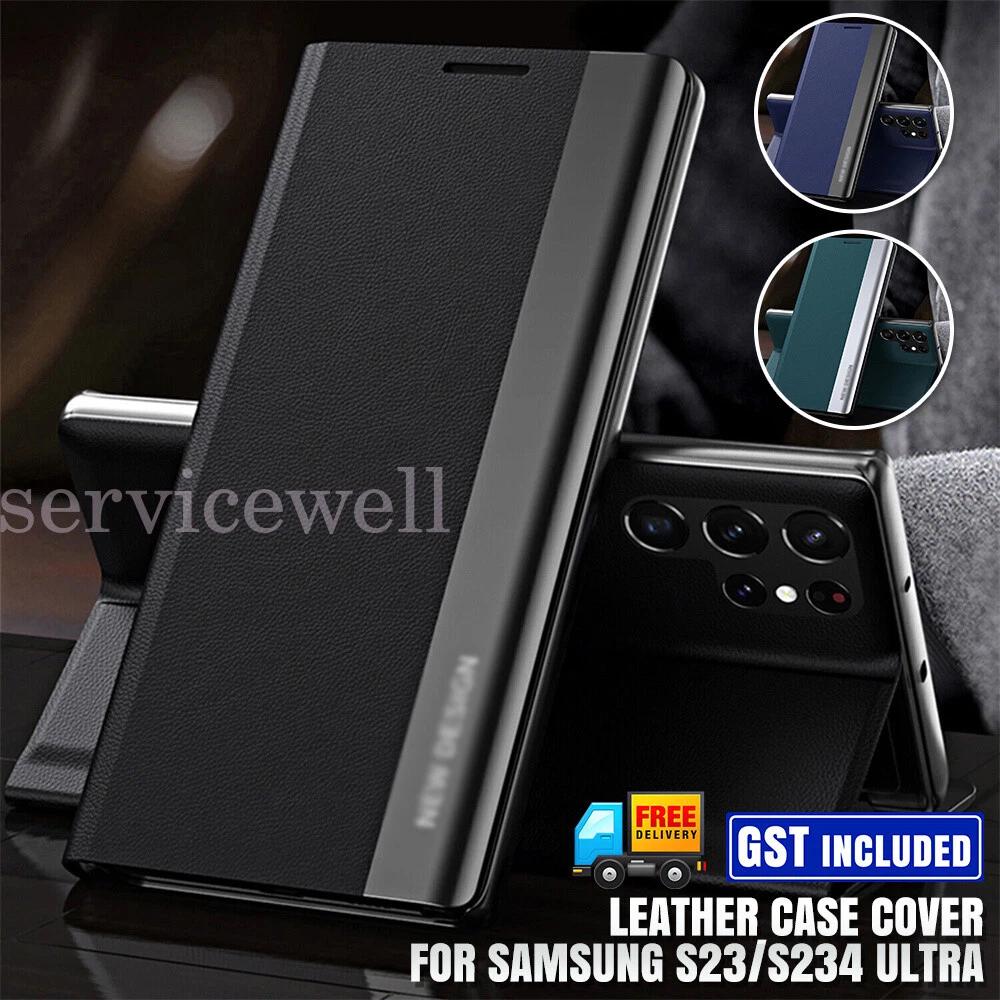 Shockproof PU Leather Flip case Cover For Samsung Galaxy S24 S23 Ultra