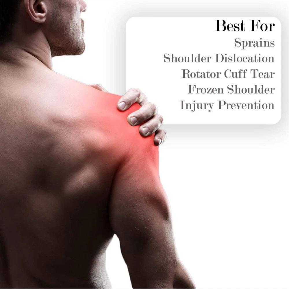 Shoulder Brace Rotator Cuff Pain Relief Support Therapy Belt Sleeve Left/Right - Image 2