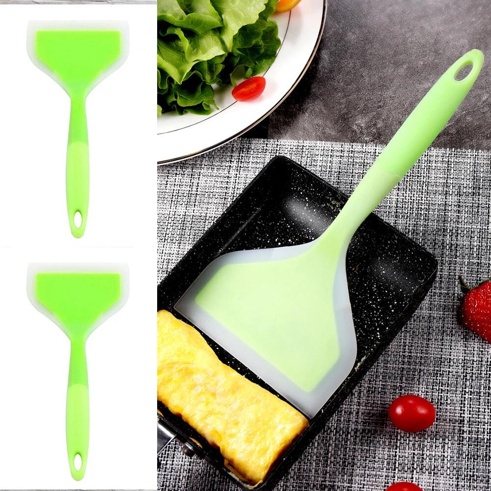 Silicone Spatula Kitchen Baking Non-Stick Cookware Safe Heat Resistant Scraper - Image 5