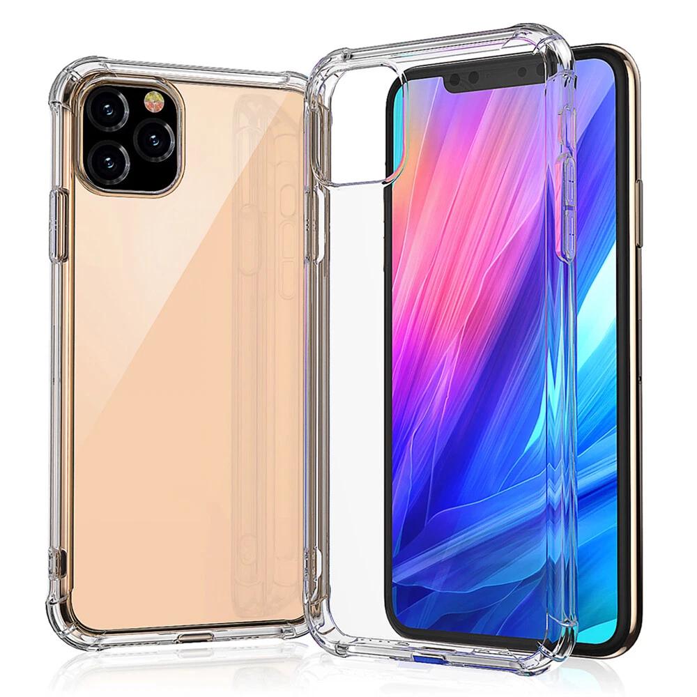 Silicone TPU Shockproof Case For iPhone 11/Pro/Max Clear Bumper Slim Cover AU