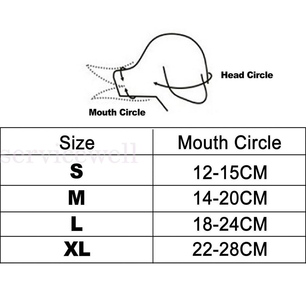 Soft Pet Dog Adjustable Stop Bark Bite Mesh Soft Mouth Muzzle Grooming Chewing - Image 5