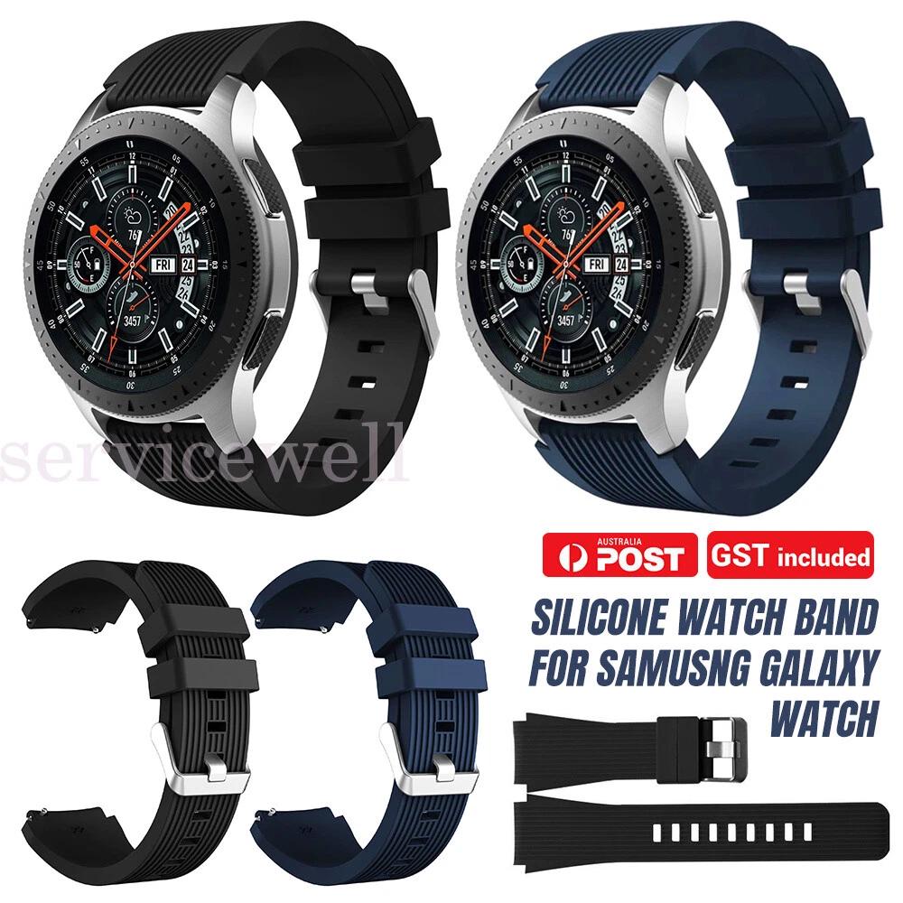 Soft Silicone Sport Wrist Band Strap For Samusng Galaxy Watch Band 46mm