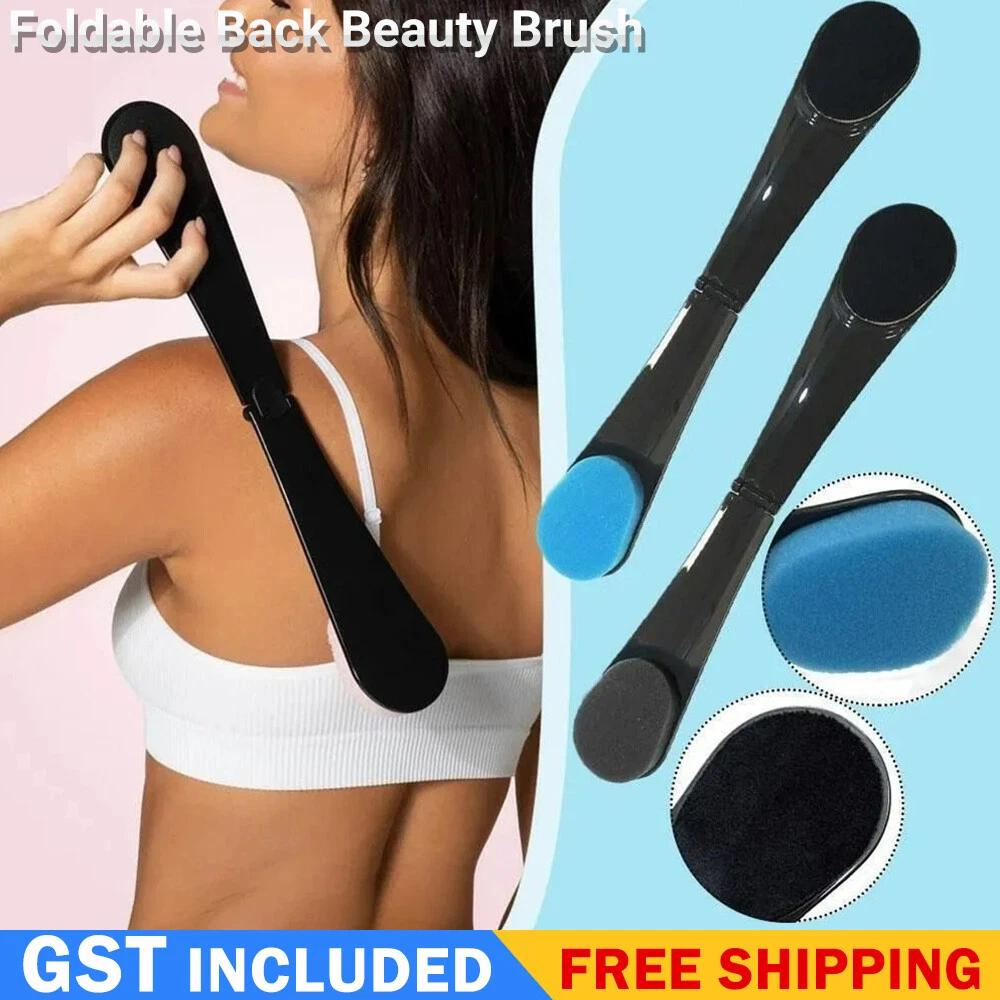 Sponge Back Beauty Brush Velvet Cloth Lotion Applicator Brush for Cream AU