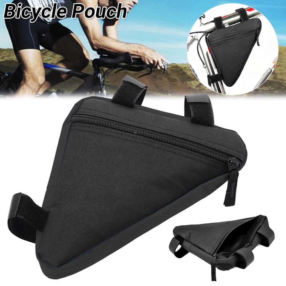 Sporting Accessories Bike Cycling Triangle Bag Front Frame Bicycle Black Pouch - Image 5