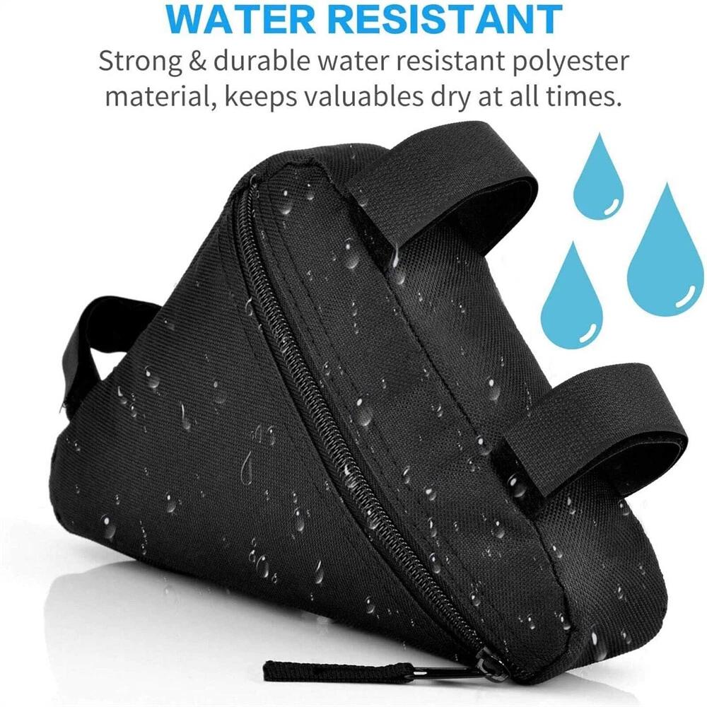Sporting Accessories Bike Cycling Triangle Bag Front Frame Bicycle Black Pouch - Image 7