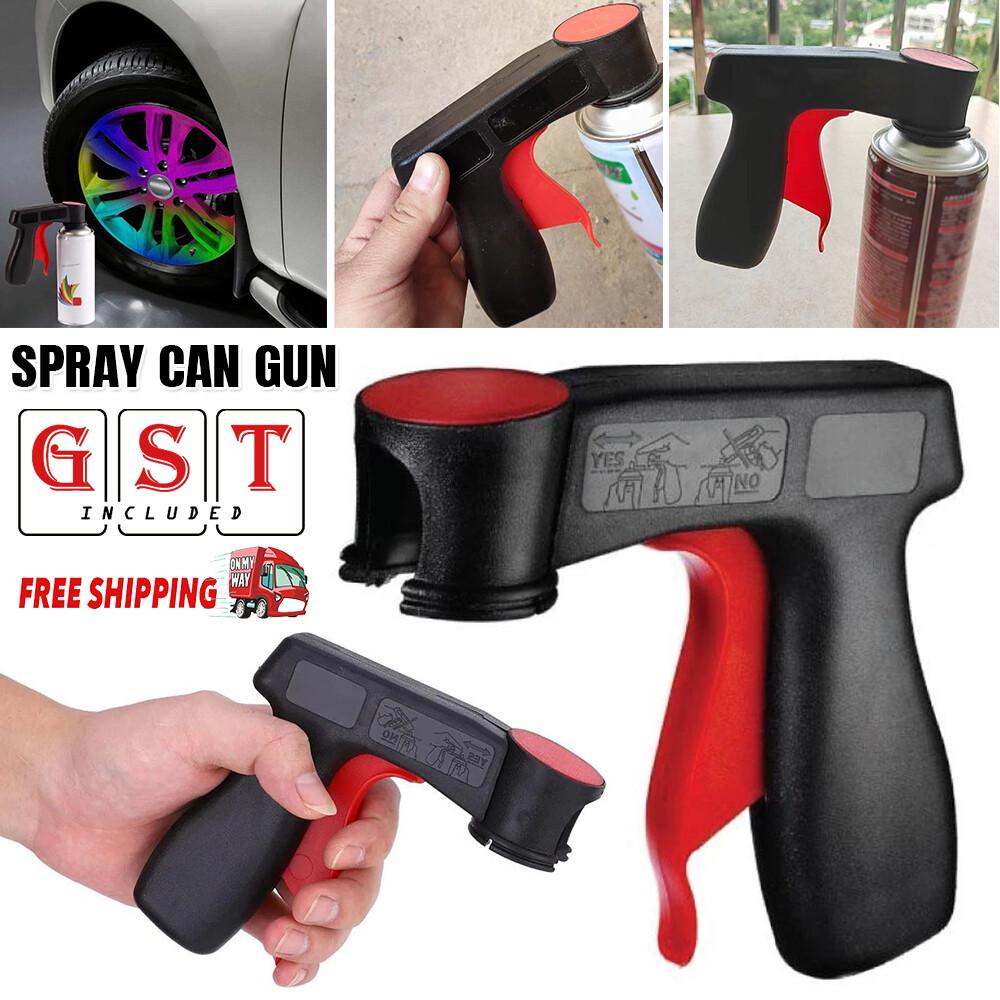 Spray Can Gun Pistol Grip Aerosol Paint Bottle Trigger Handle Plastic Spray Gun