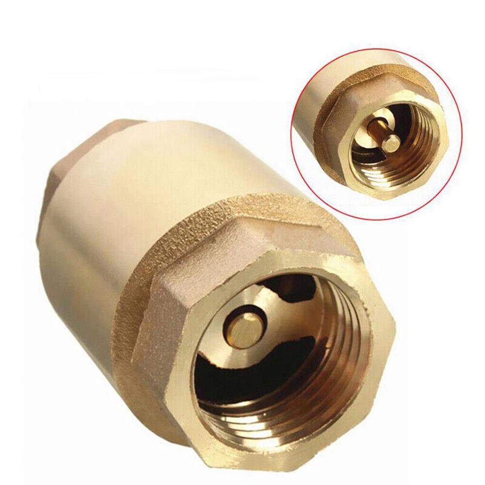 Spring Check Valve - 15/20/25mm - Brass -Non Return Valve One-Way Valve NEW - Image 2