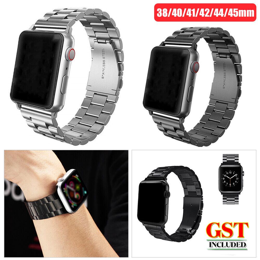 Stainless Steel Band For Apple Watch iWatch 9 8 7 6 5 4 3 SE 38/41/40/42/44/45mm