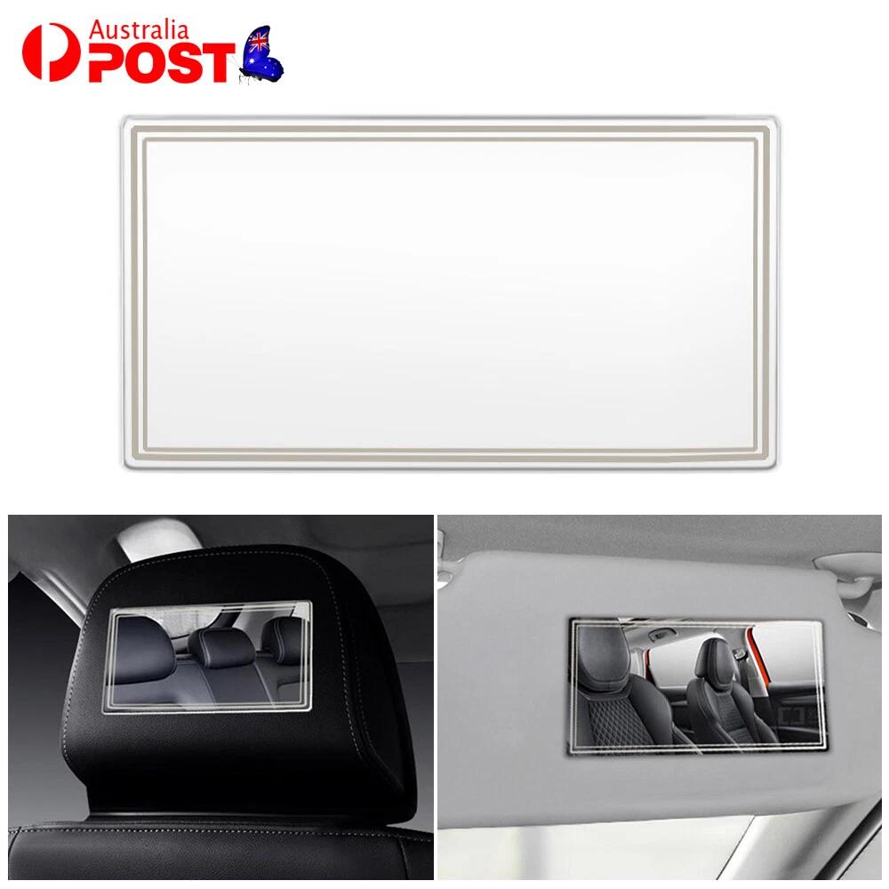 Stainless Steel Cosmetic Mirror Car Sun Visor Makeup Mirror 110x65mm