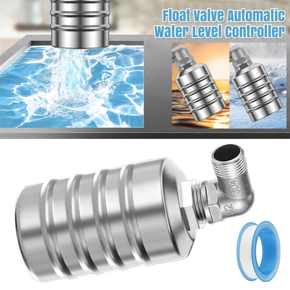 Stainless Steel Float Valve Automatic Water Level Controller Home Kitchen