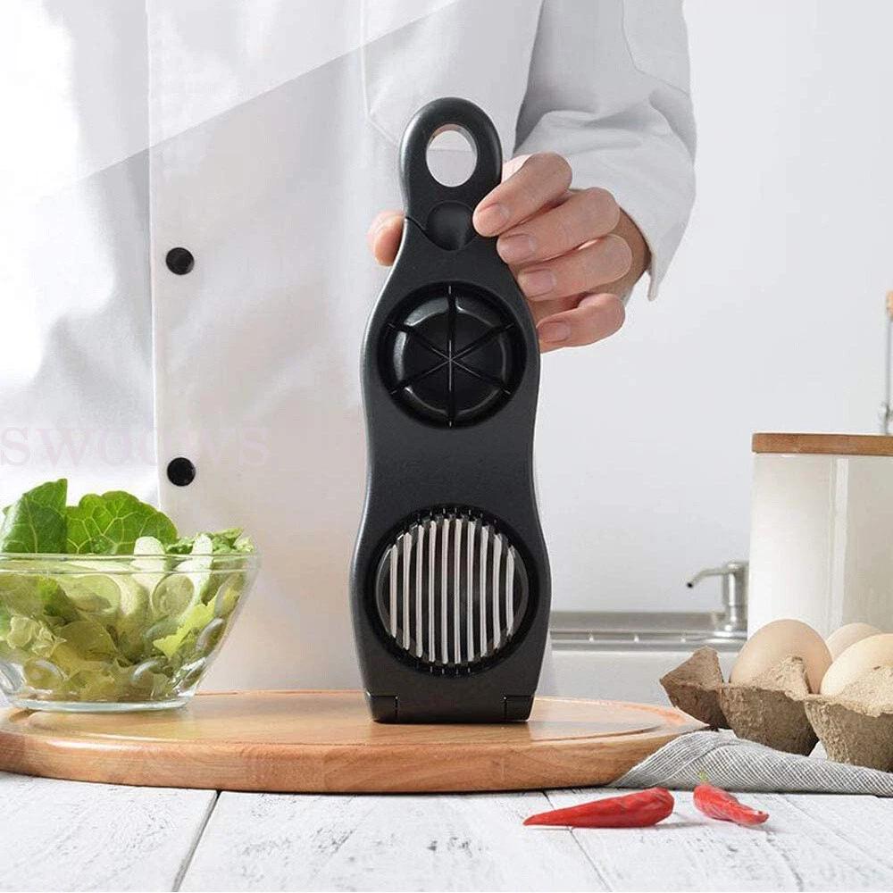 Stainless Steel Mushroom Tomato Cutter Kitchen Boiled Chopper Egg Slicer Kitchen - Image 6