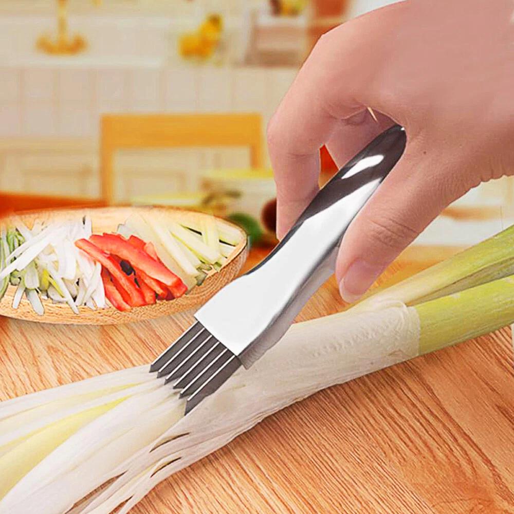 Stainless Steel Vegetable Fruit Onion Slicer Shredder Knife Cutter Kitchen - Image 3