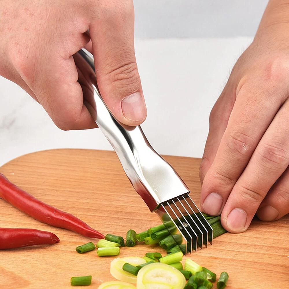 Stainless Steel Vegetable Fruit Onion Slicer Shredder Knife Cutter Kitchen - Image 5