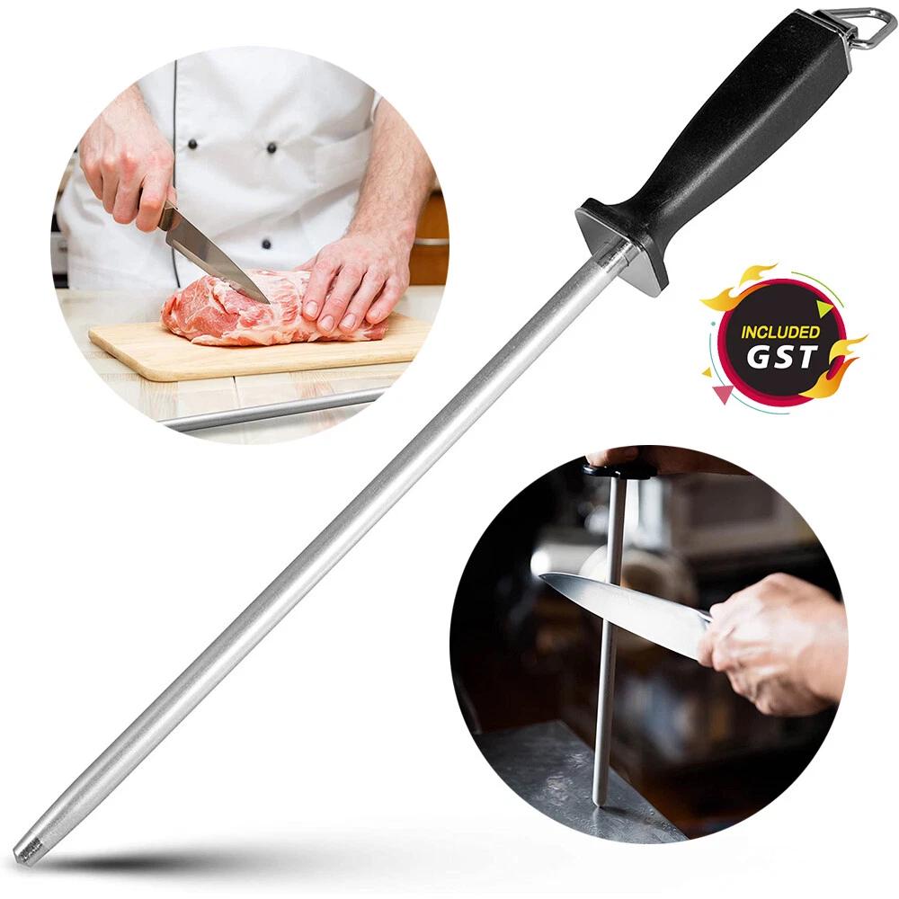 Stick Sharpener Rod Handheld Sharpening Diamond Steel Rod Sharpner 42CM Pro NEW