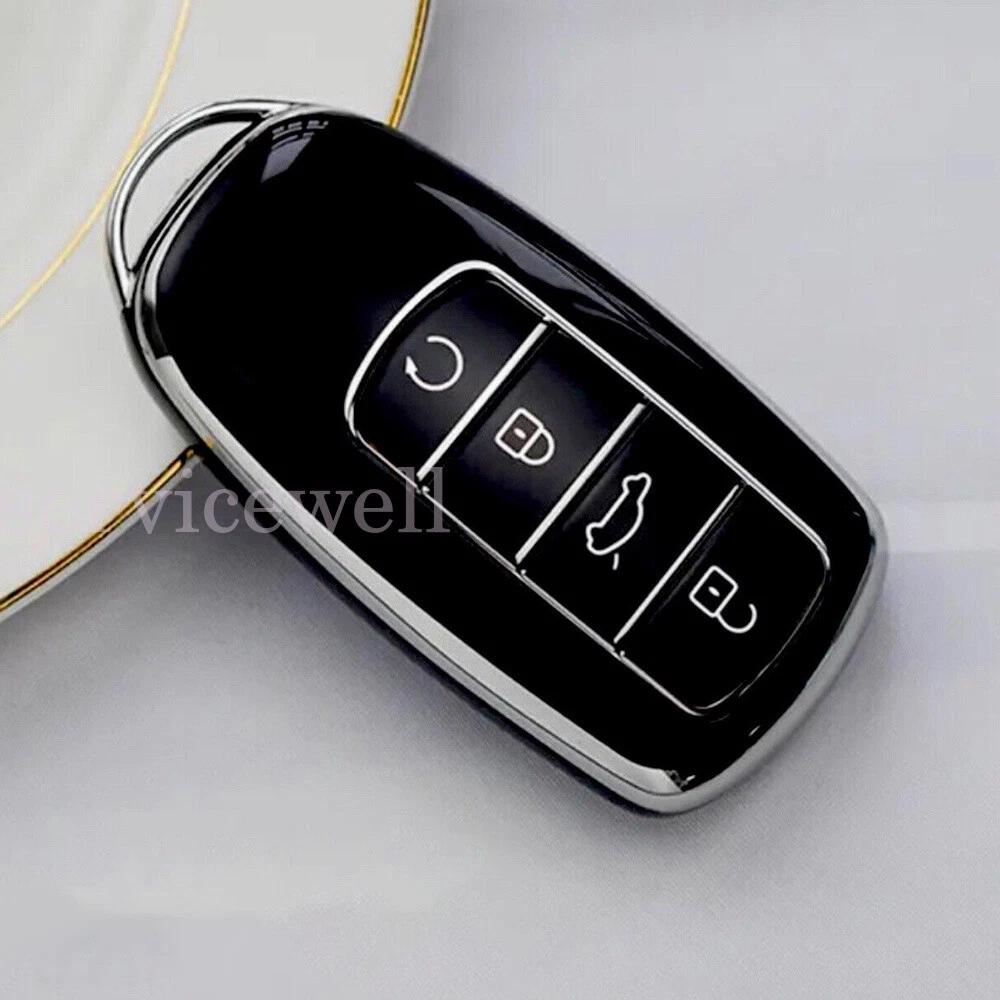 TPU Car Remote Key Fob Case key Fob Cover For Chery Omoda 5 Tiggo 7Pro Black - Image 5