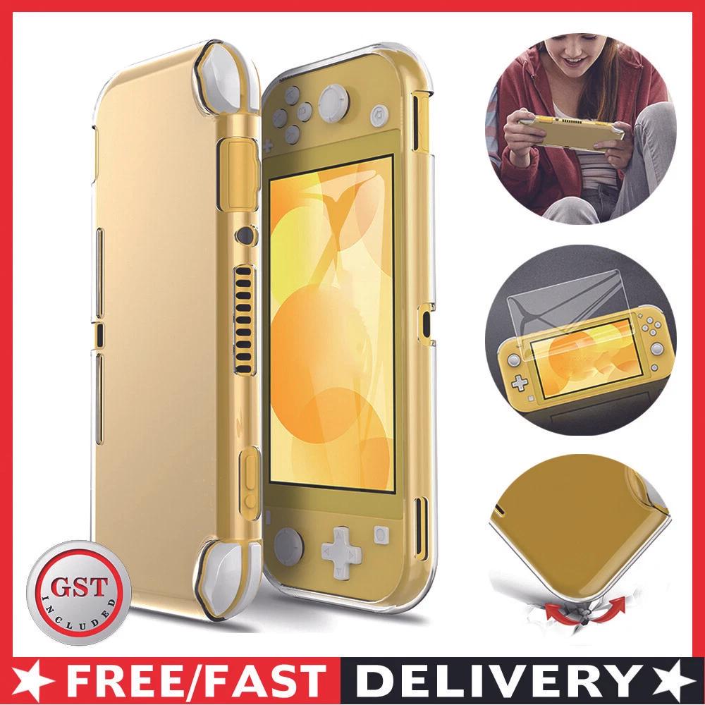 TPU Protective Case Cover + Tempered Glass Combo For Nintendo Switch Lite AU