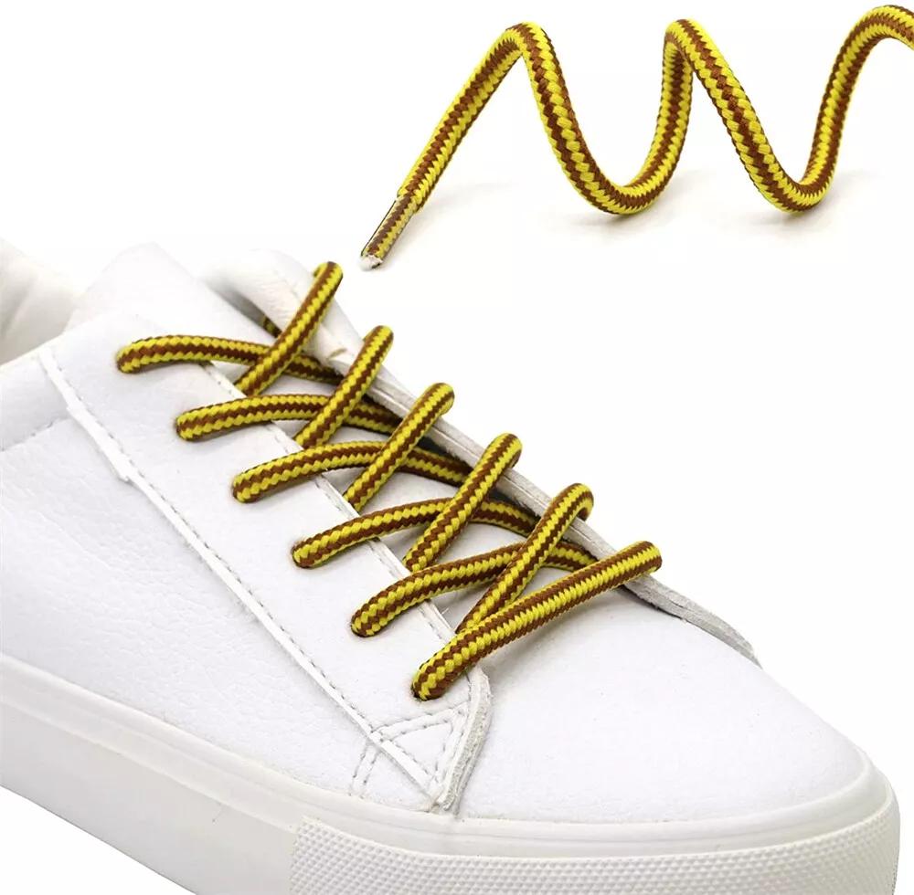 TWO TONE Bootlaces Shoelaces Sneakers Hiking Casual Shoes Work Boot Laces Cotton - Image 3