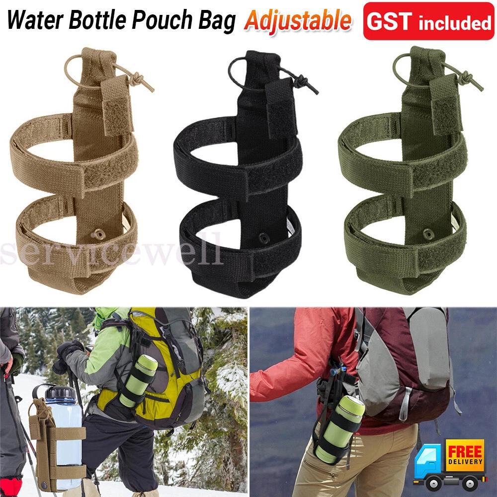 Tactics Hiking Camping Water Bottle Holder Belt Kettle Carrier Pouch Bag NEW