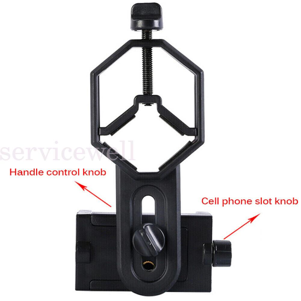 Telescope Phone Adapter Smartphone Scope Mount Holder for Microscope, Binocular - Image 3
