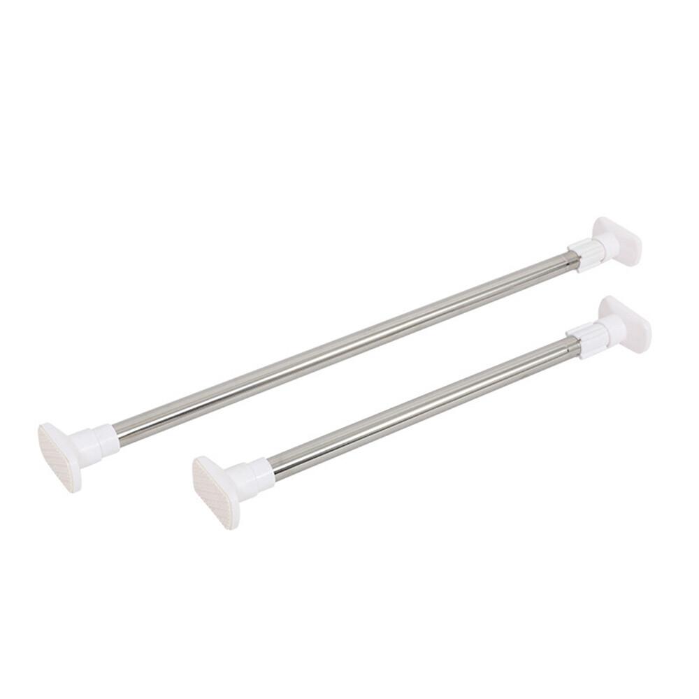 Telescopic Spring Shower Curtain Rail Pole Rod Tension Extendable Adjustable AU - Image 2
